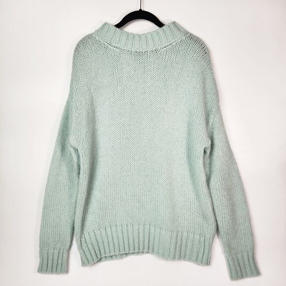 French Connection Sweater Womens Sz XS Mohair Blend Knitted Boho Feminine Modest - Picture 1 of 11